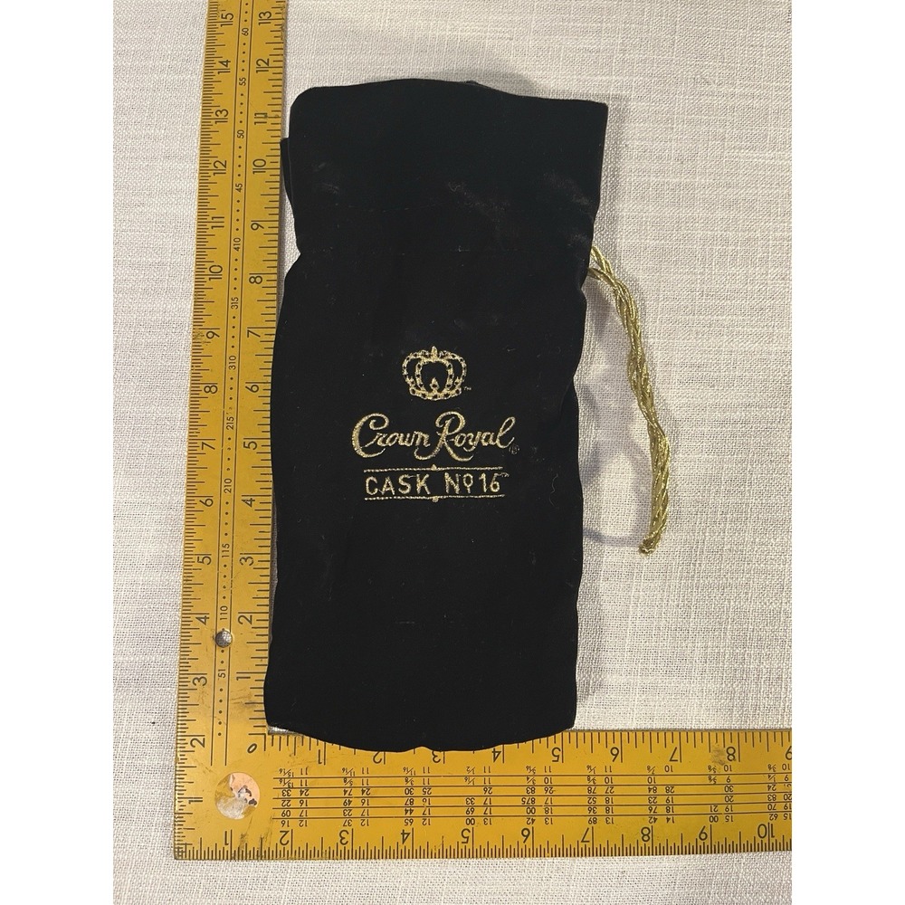 🥃 Crown Royal Cask No. 16 Black Velvet Bag Limited Edition RARE